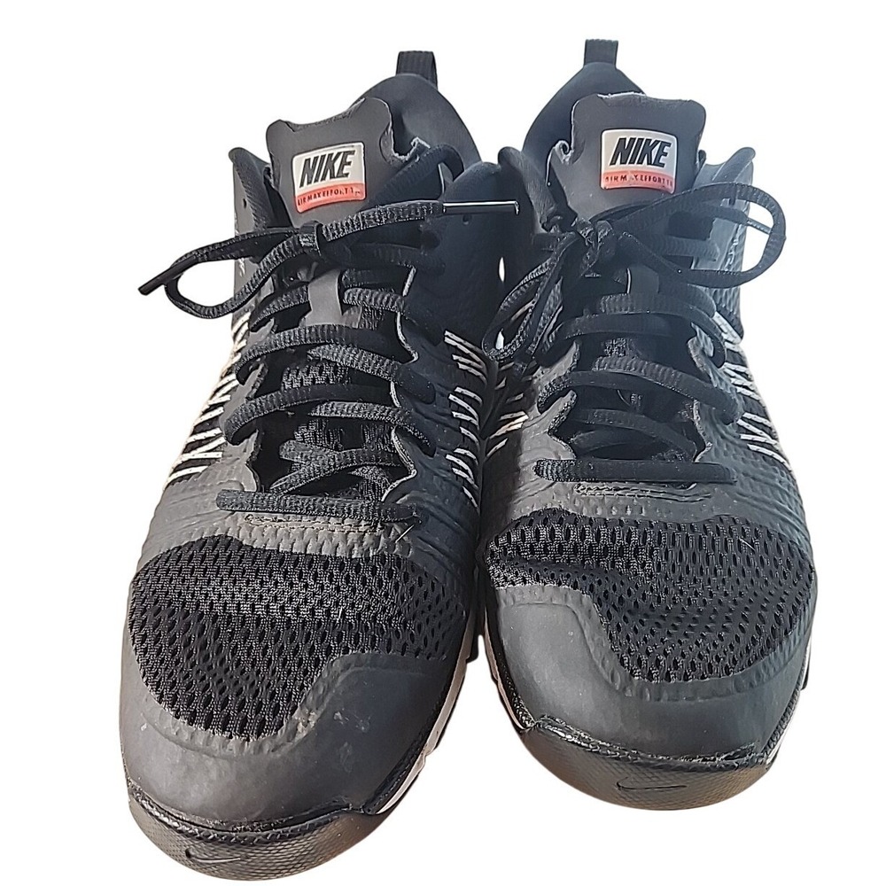 Nike Shoes Sneakers Mens 11.5 Air Max Effort TR Trainers 705353-016 Black White
